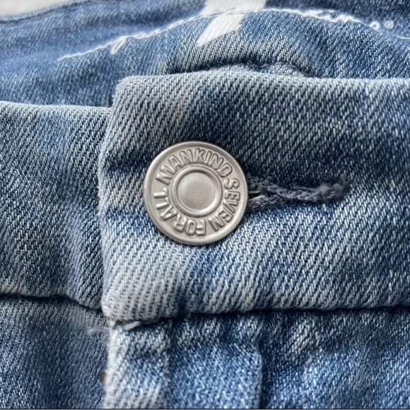 Authentic 7 For All Mankind Kimmie Cropped sz 25 - Picture 6 of 10